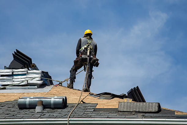 Professional Roof Installation technician working in Van Vleck, TX